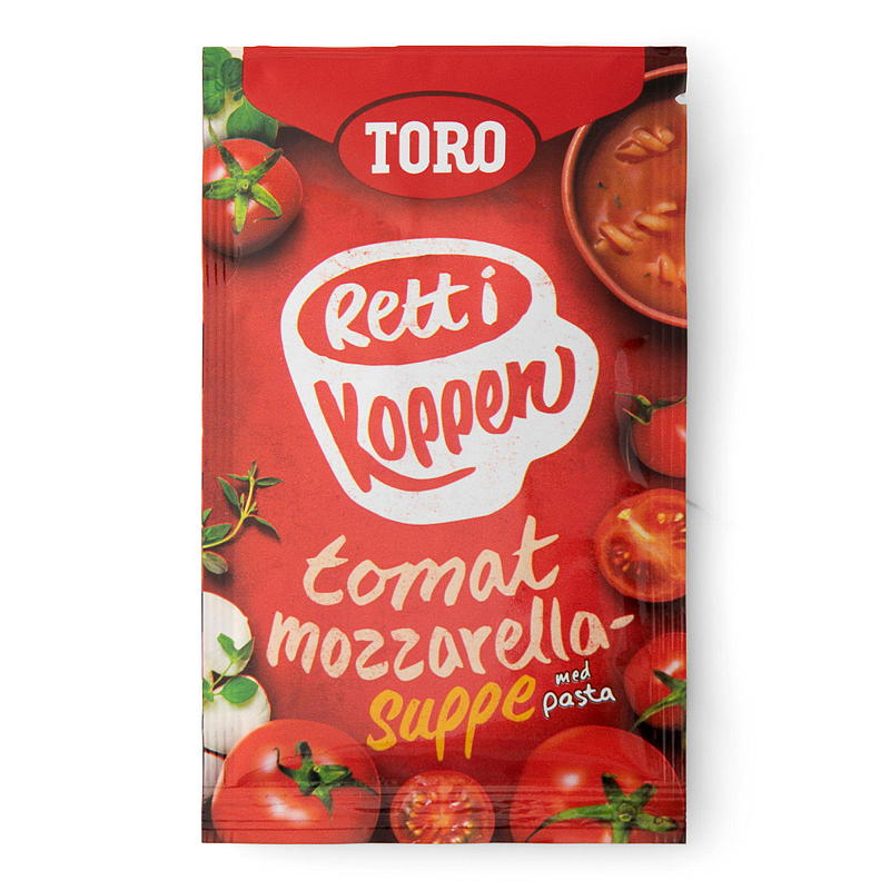 Toro Rett i koppen tomatsuppe m/pasta, 26 g Toro