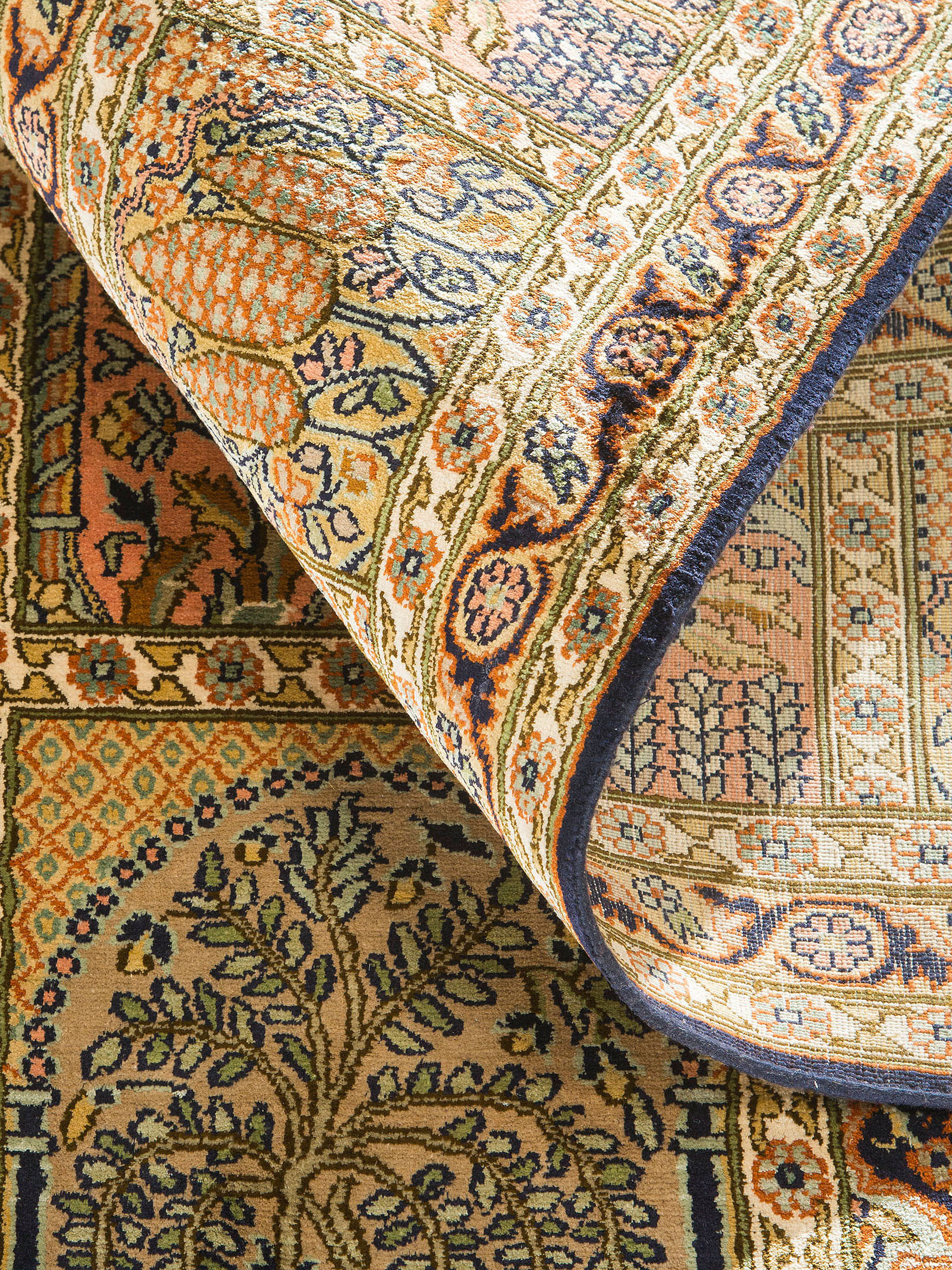 Kaschmir Seide 18/18 ca. 201 x 307 cm, Unikat / Einzelstück