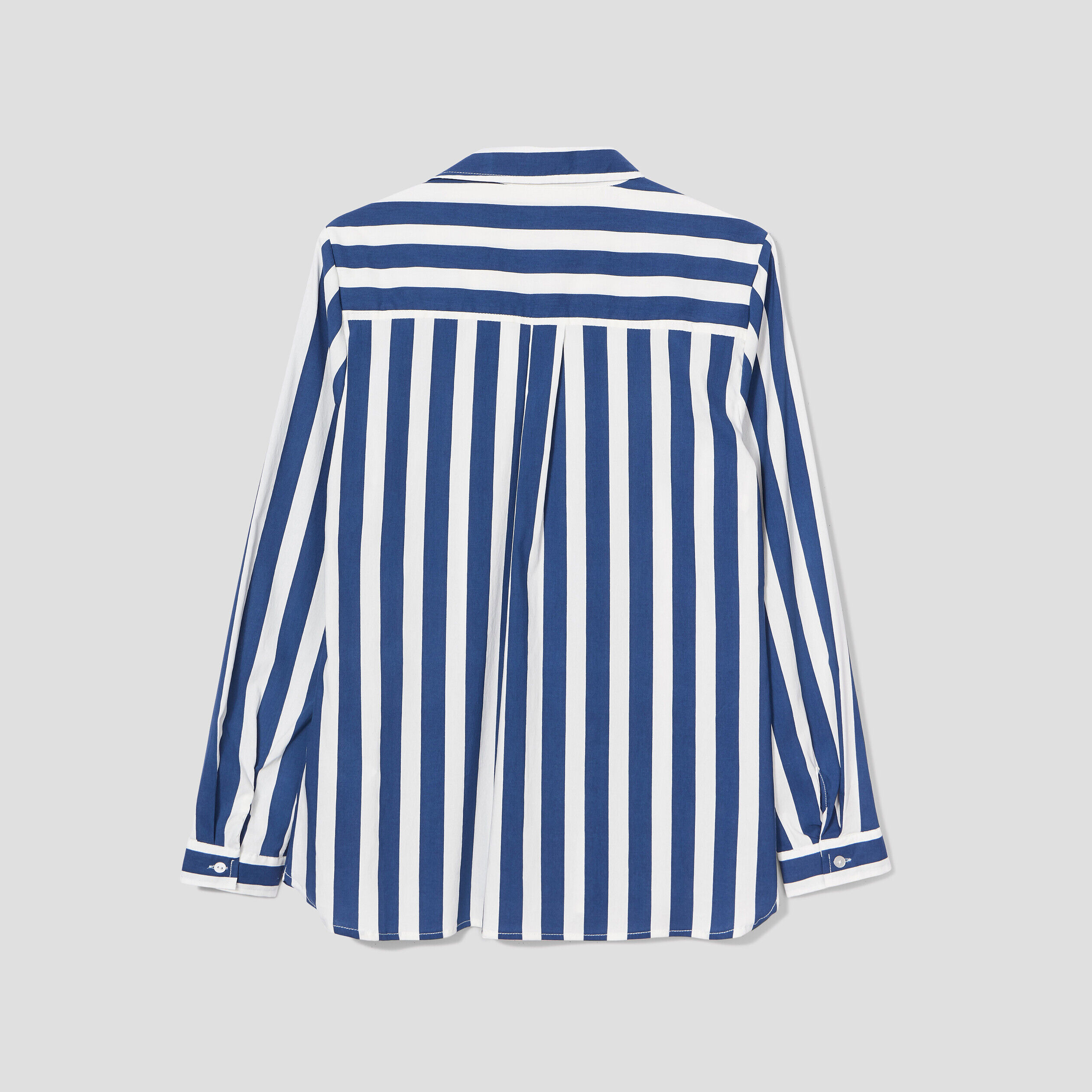 Chemise manches longues bleu marine femme | Cache Cache