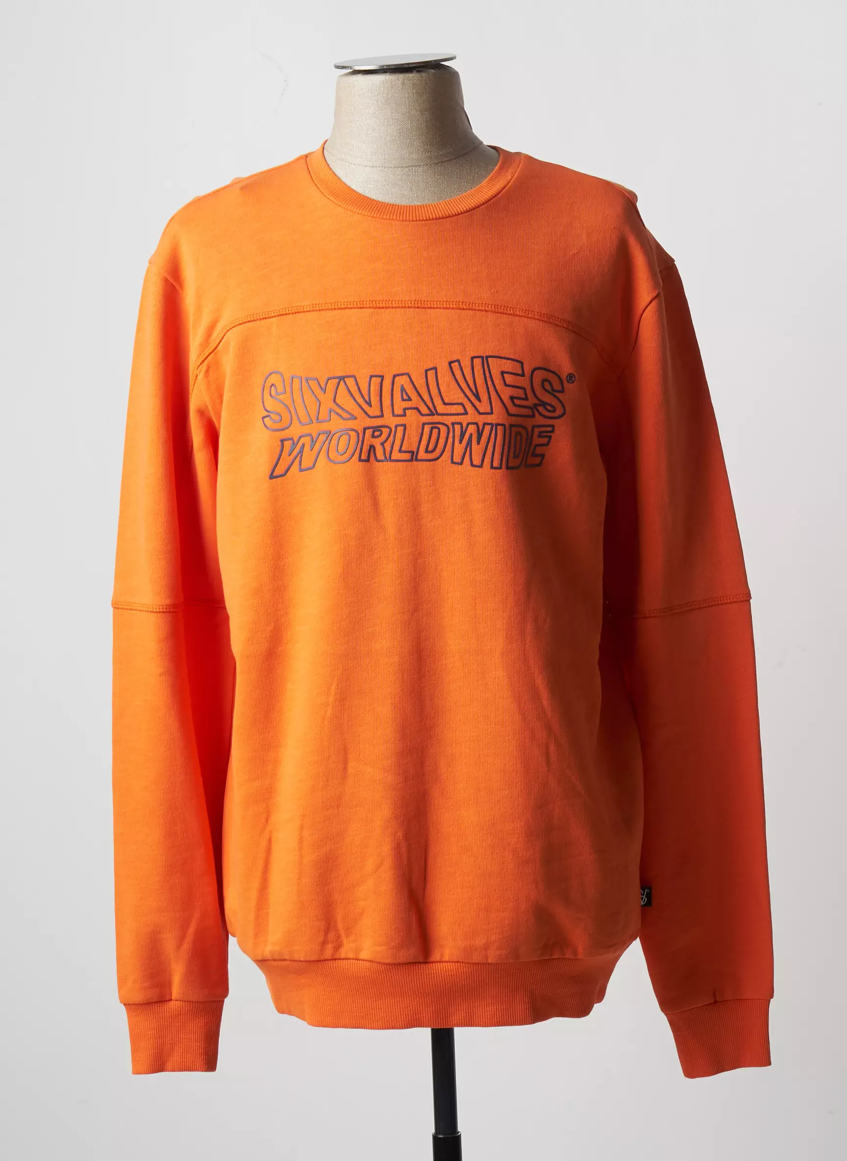 Six Valves Pulls Homme couleur orange