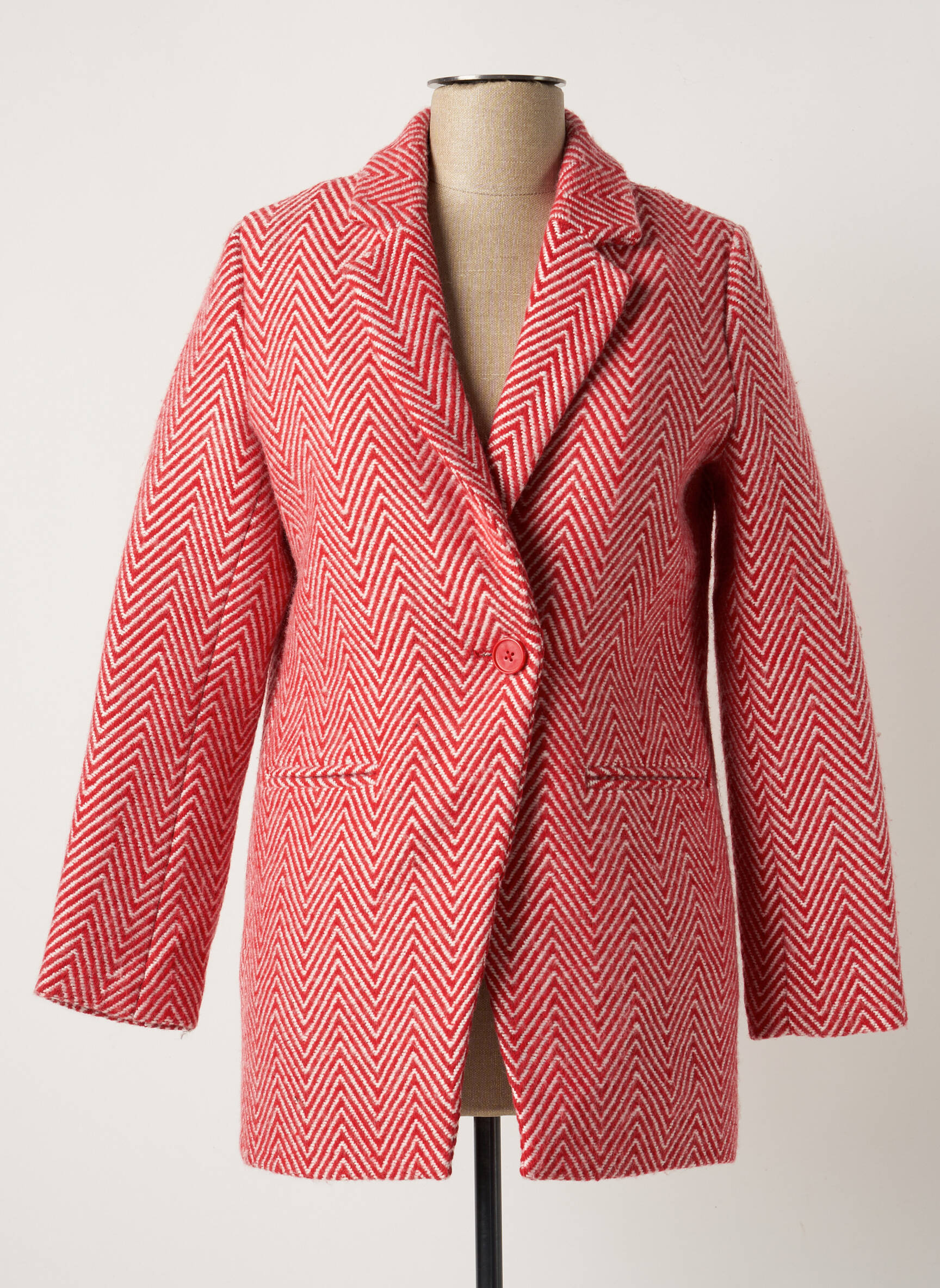 Lpb Manteaux Courts Femme couleur rouge