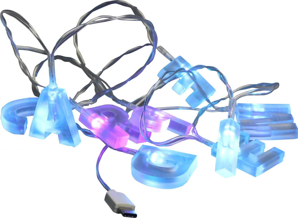 Fontastic LED Ladekabel USB Typ-C 1,2m