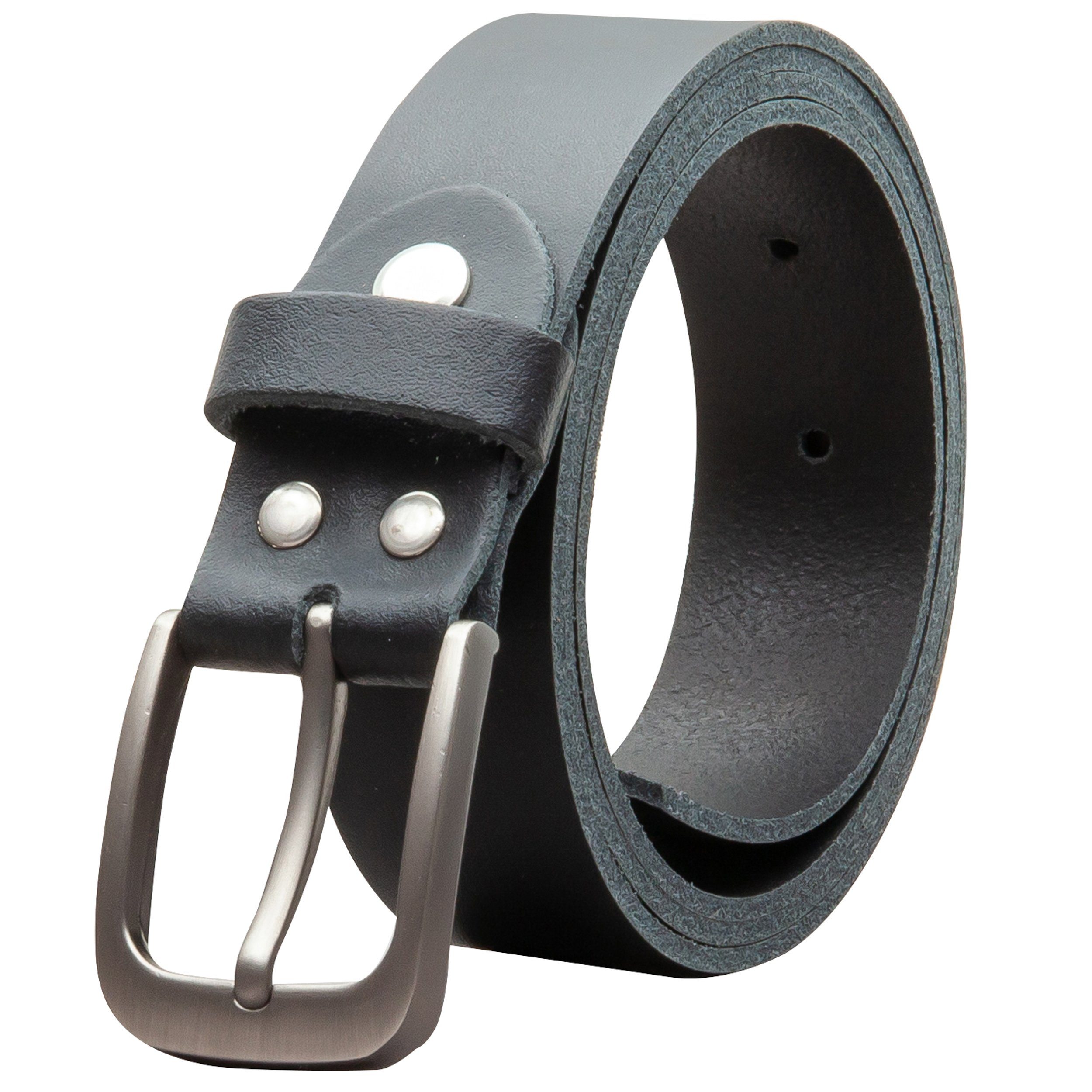COLOGNEBELT Ledergürtel C19-SL Schlicht dennoch modern mit Dornschließe, MADE IN GERMANY