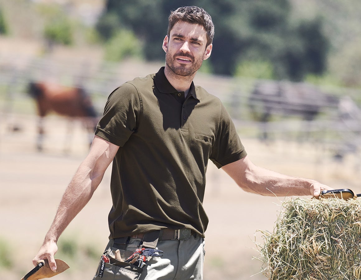 e.s. Polo-Shirt cotton Pocket