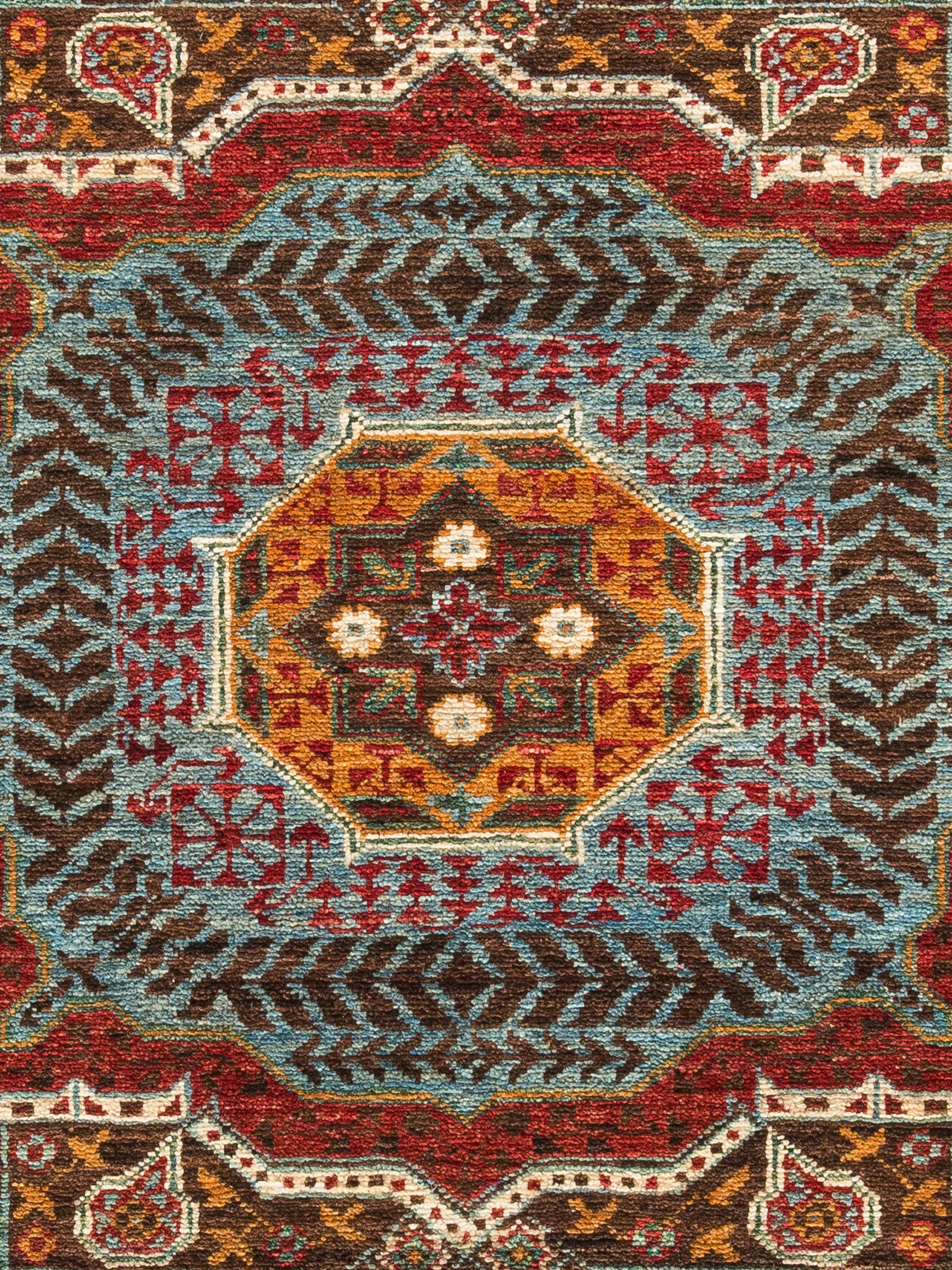Kazak Ghazni ca. 172 x 245 cm, Unikat / Einzelstück