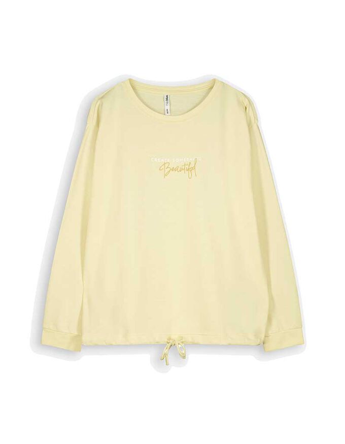 Sweatshirt - Regulierbarer Saum