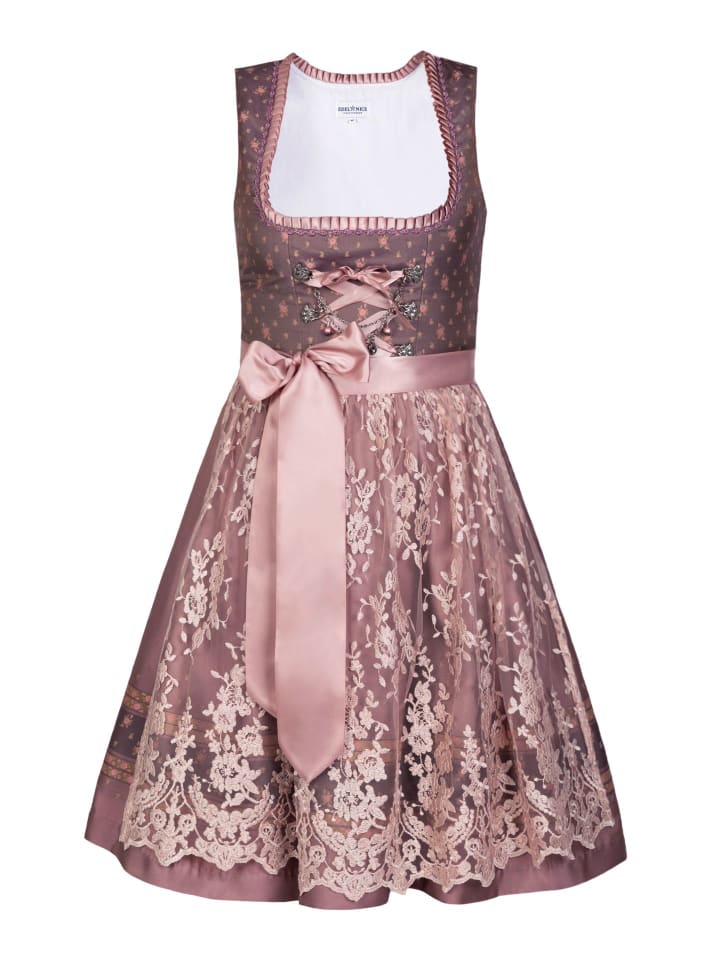 Edelnice Mini Dirndl 2-teilig Madeleine in rose günstig kaufen