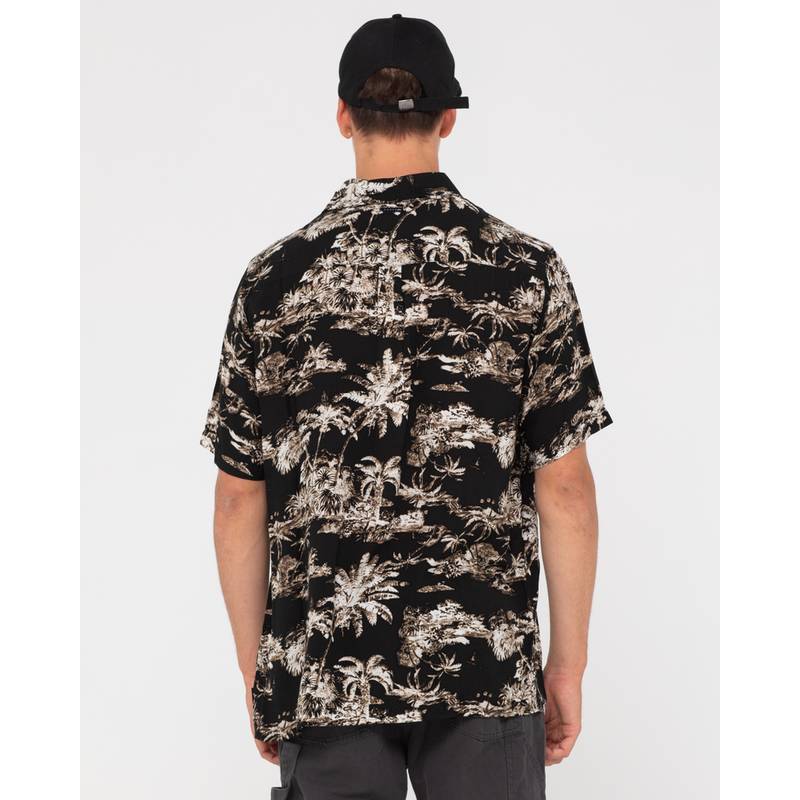 RUSTY PALM READER SHORT SLEEVE SHIRT Kurzarmhemd Herren