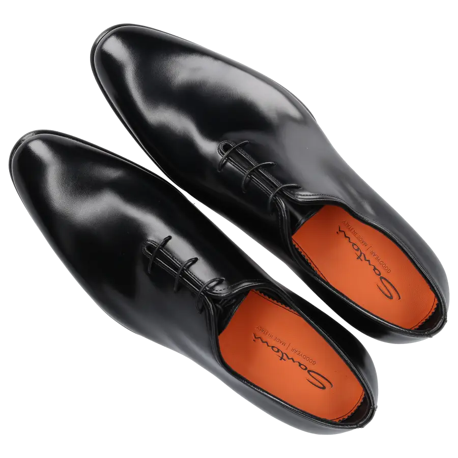 Santoni - Businessschuhe Oxford 16229 Kalbsleder - schwarz