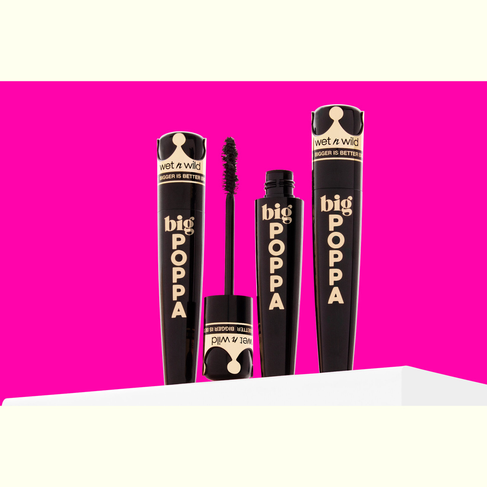 wet n wild NEW! BIG POPPA MASCARA - Blackest Black Mascara