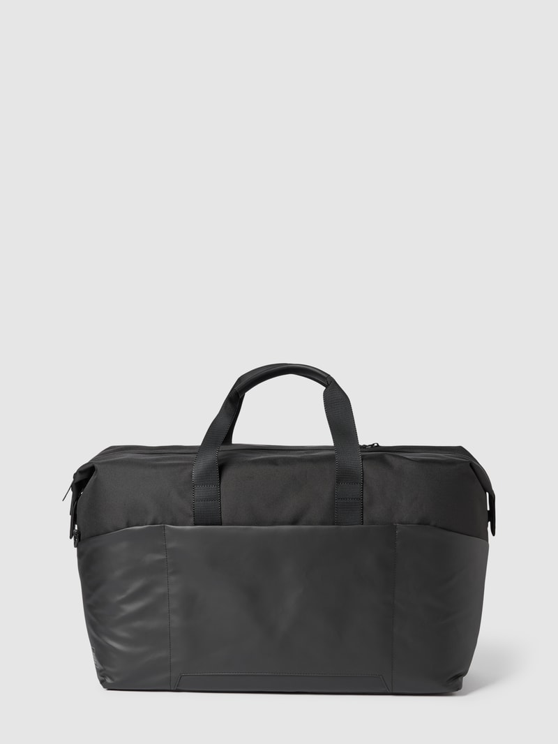 Weekender mit Label-Details Modell 'Urban Eco Weekender' in schwarz