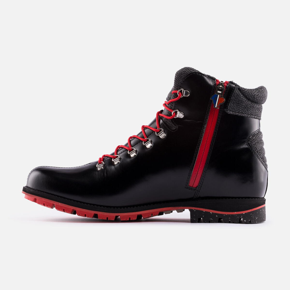 1907 Chamonix Shiny Black Herrenstiefel