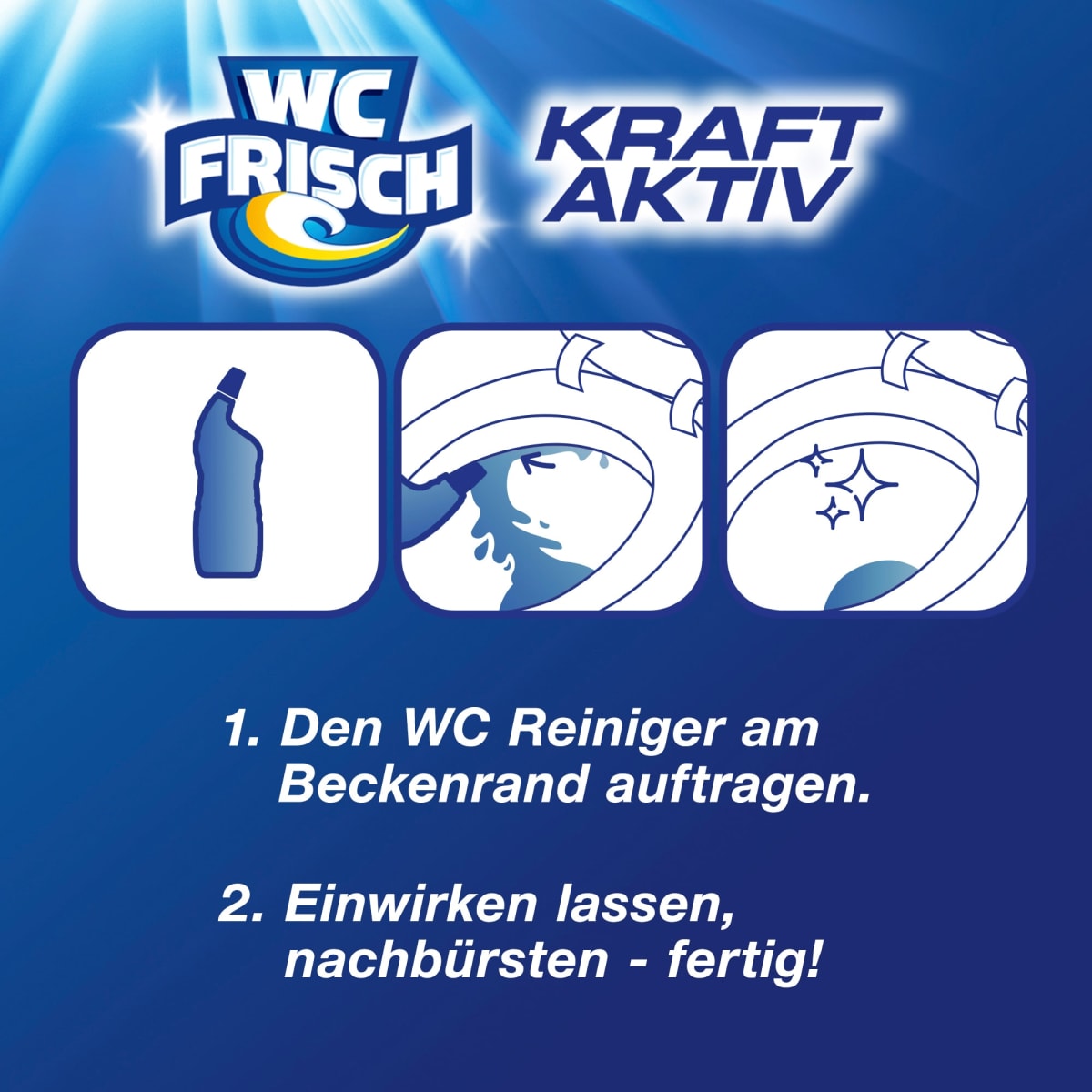 WC-Reiniger Gel Ozeanfrische, 750 ml
