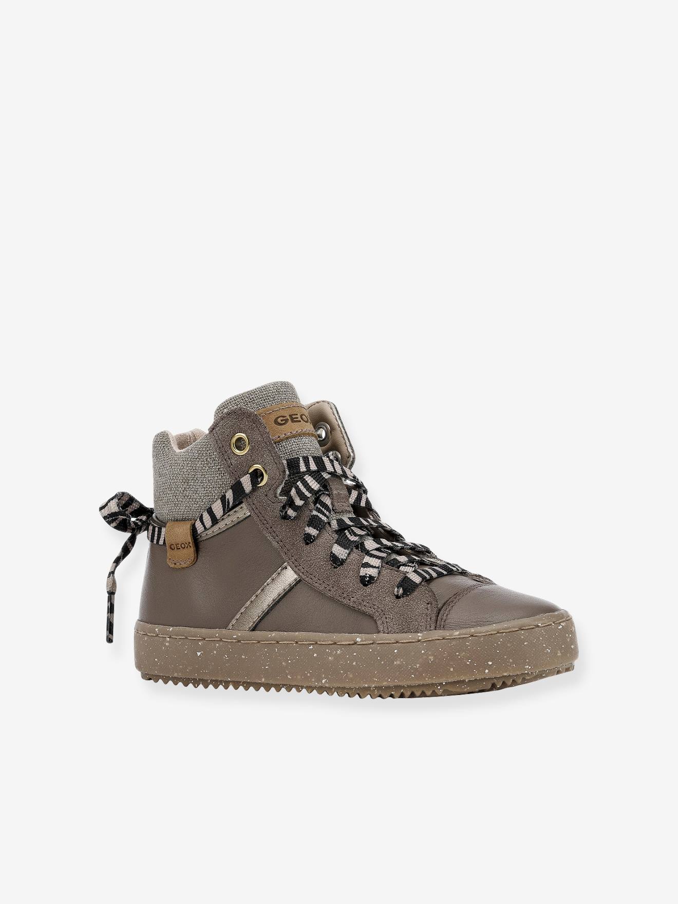 Baskets Mid fille Kalispera Girl I WWF GEOX® gris fume