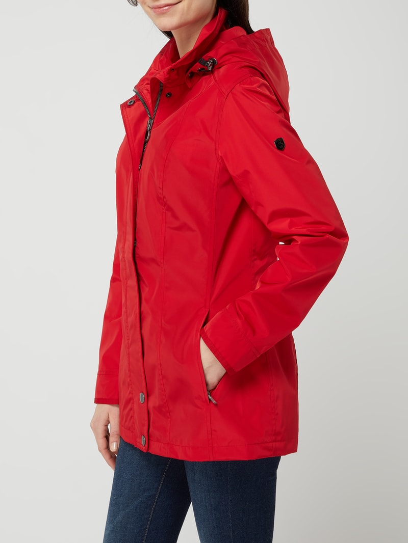 Funktionsjacke mit Label-Applikation Modell 'TOUJOURS 382' in rot