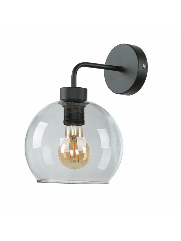 Licht-Erlebnisse Wandlampe in Schwarz Graphit günstig kaufen onesize