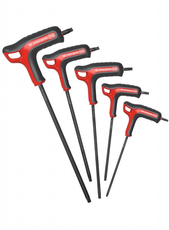 Facom 89TXA.PB Set od 5 Torx imbus ključeva 'Pistol'