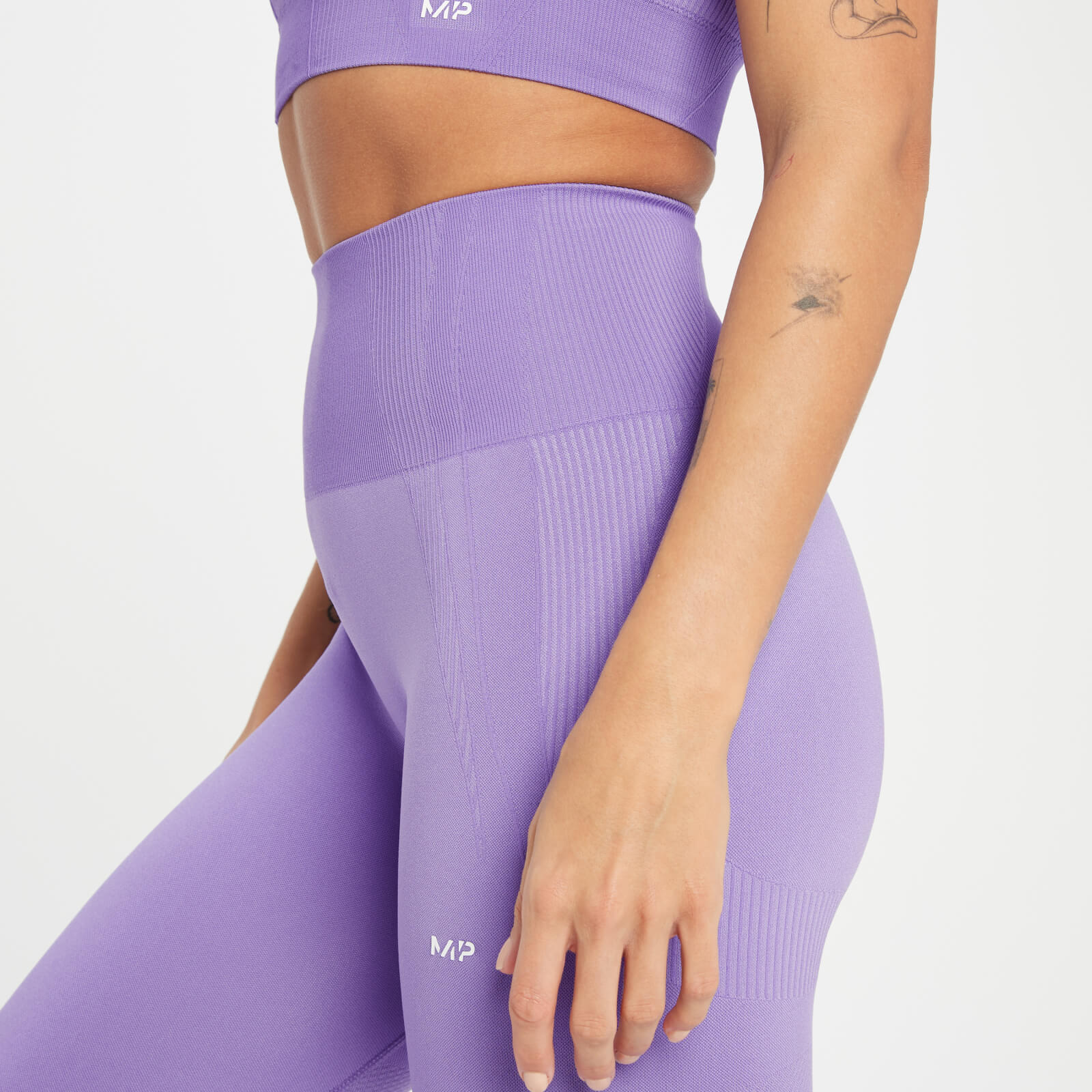 Legging sans coutures MP Tempo Tonal pour femmes – Lilas électrique