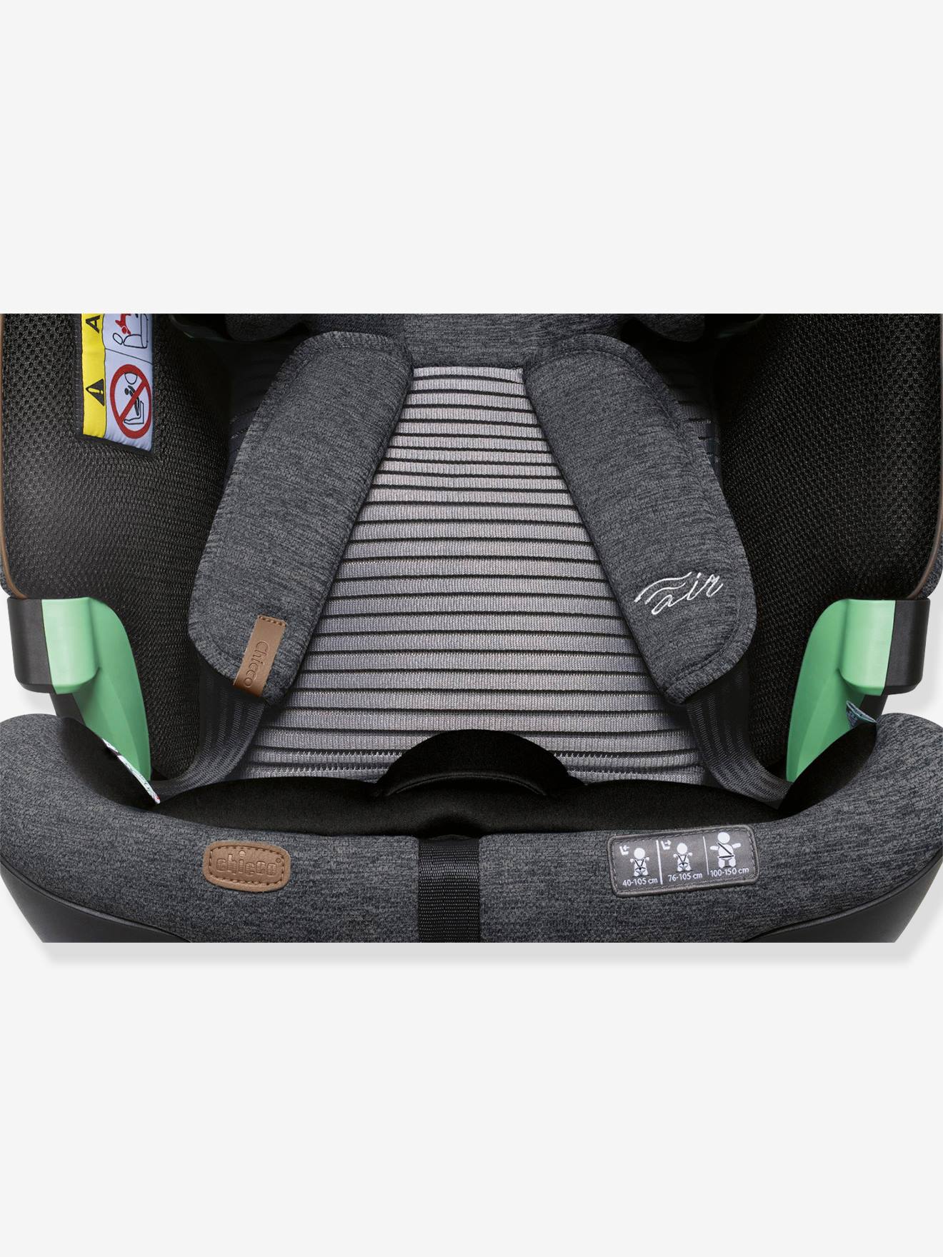 Chicco Kindersitz Bi-Seat i-Size Air CHICCO, 40-150 cm, 0+/1/2/3 - schwarz