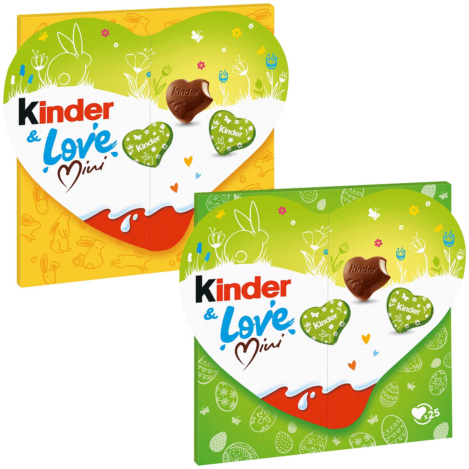 kinder & Love Mini Herzen Ostern 107g