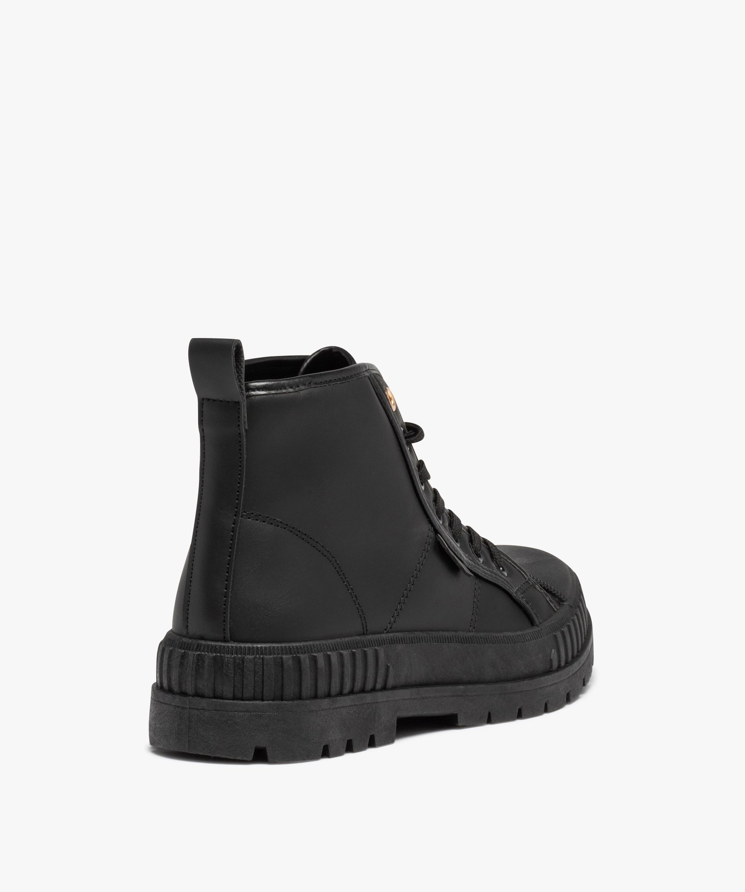 Boots rangers à lacets femme - B&M by Banana Moon noir | GEMO