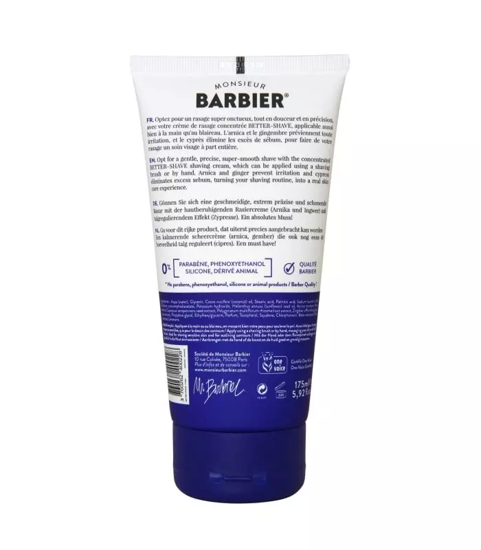 BETTER-SHAVE Crème de Rasage Protectrice Anti-Irritations