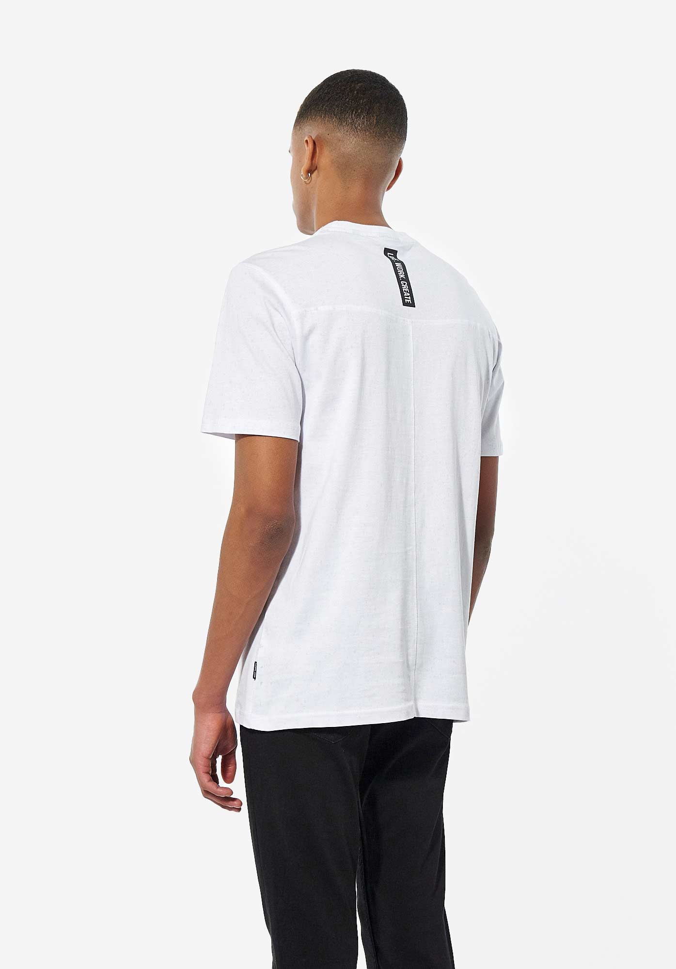 CHAD   T-shirt blanc tête de mort Homme
