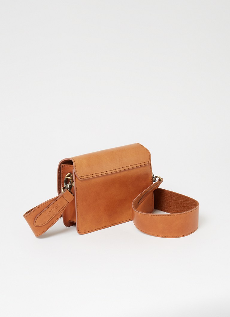 Geantă de umăr mini din piele O My Bag Harper cu curea detașabilă.