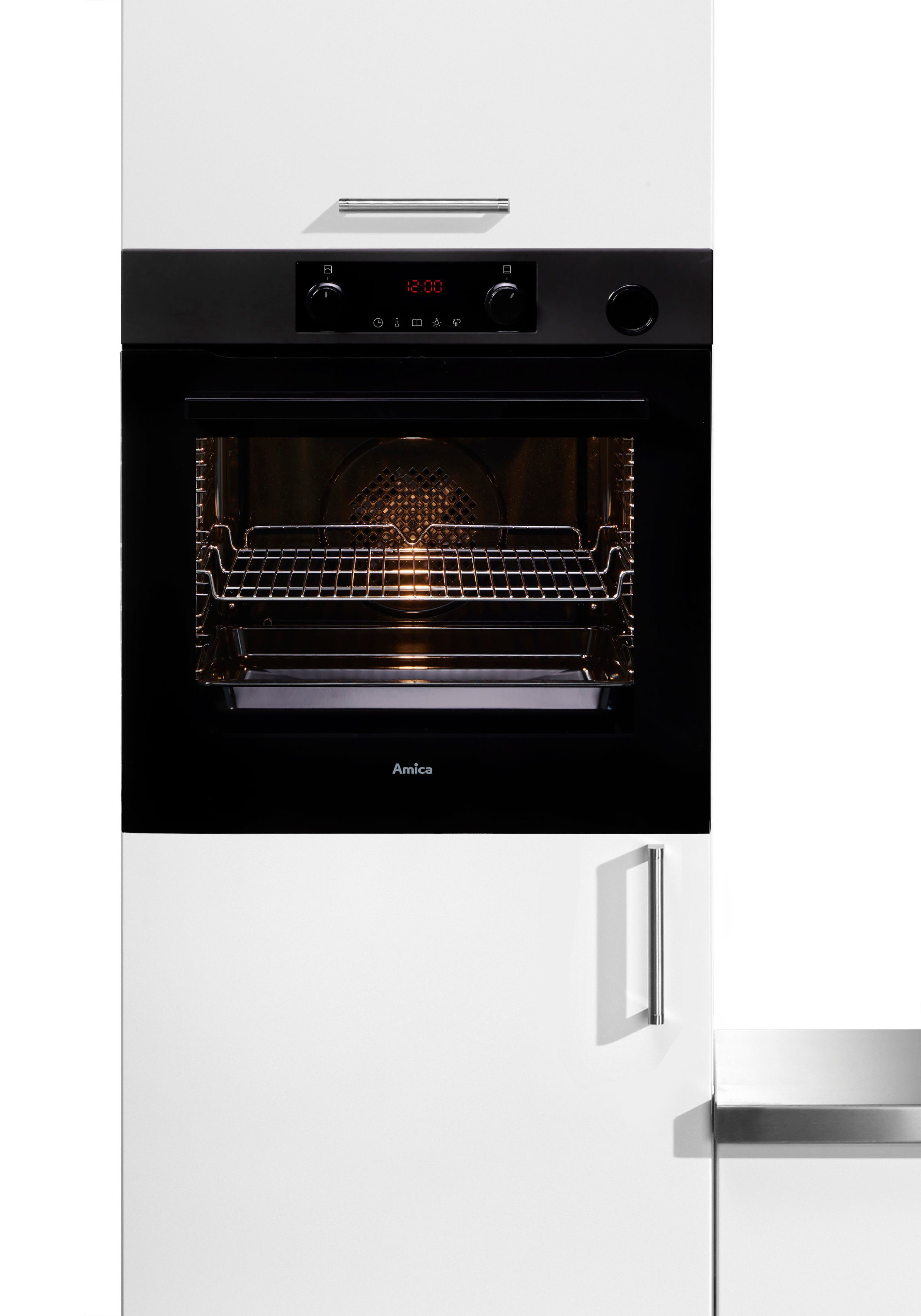 Amica Dampfbackofen EBSX 949 660 SM, mit Teleskopauszug nachrüstbar, Steam Clean