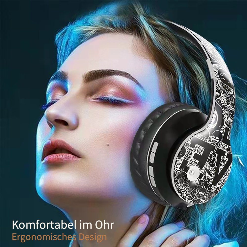 Bothergu Headset (Wireless Headset Bluetooth 5.0 Sport Musik Gaming Kopfhörer)