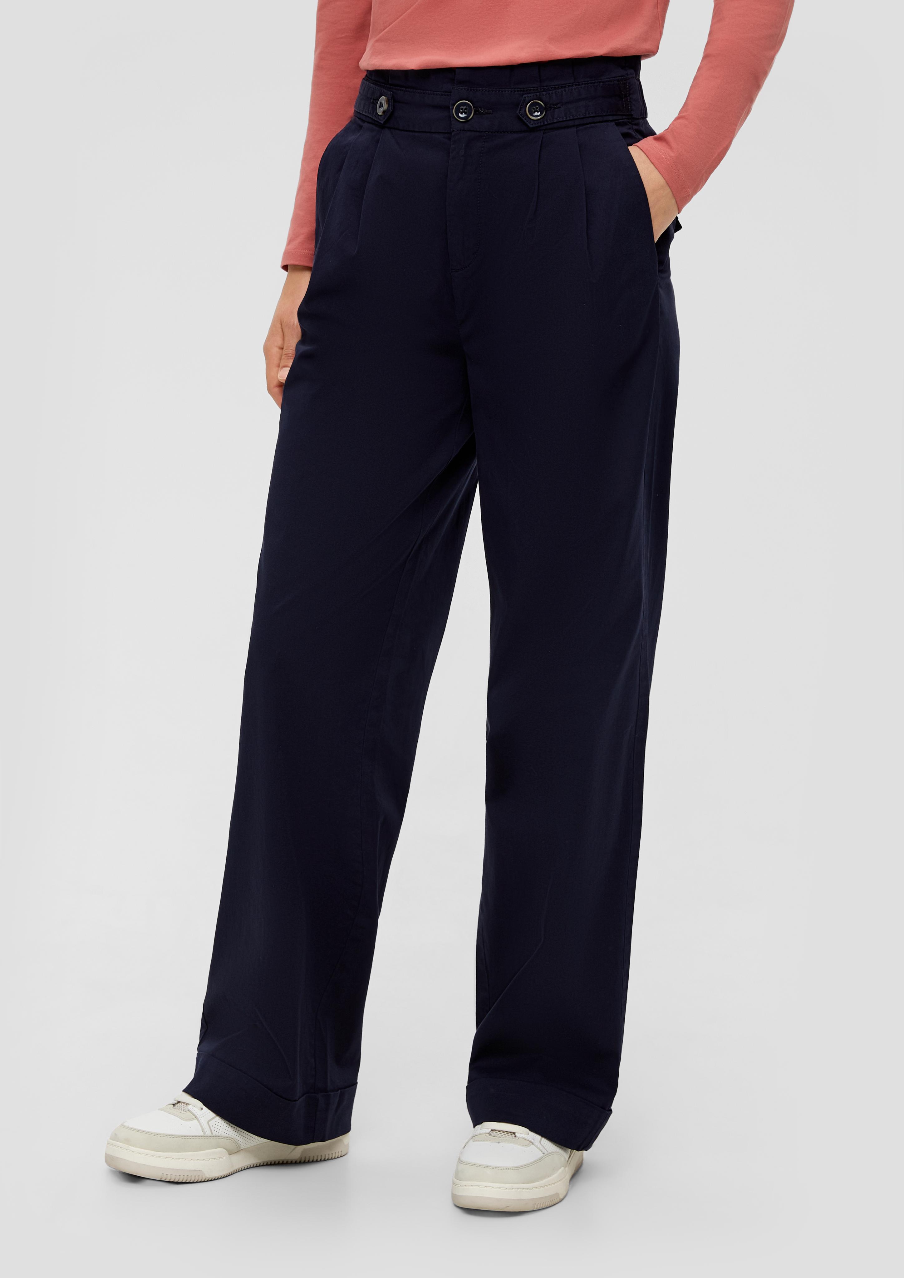 Regular: Twill-Hose mit Bundfalten  2135767-5959