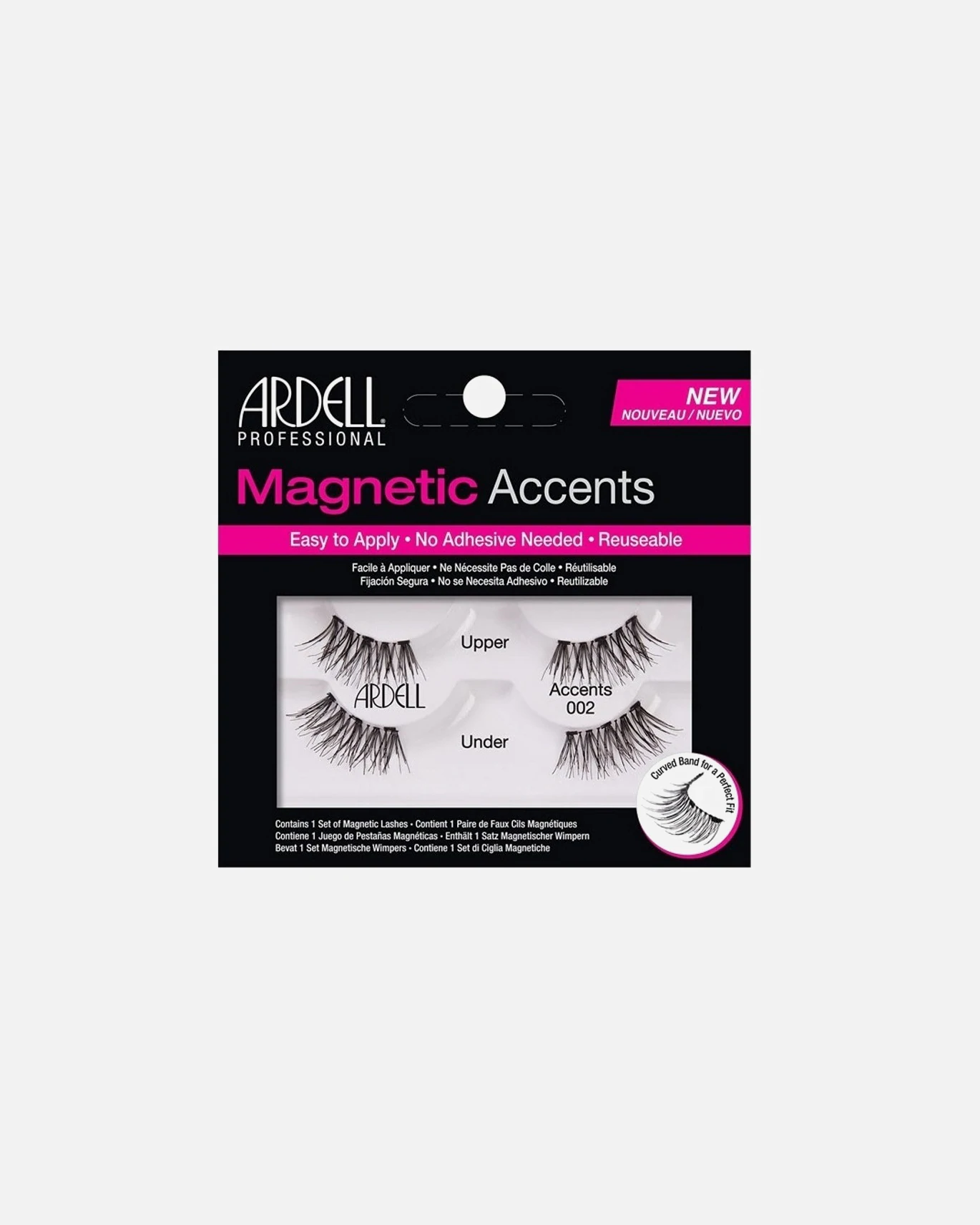 Ciglia finte magnetiche a doppia flangia Ardell Accents 002