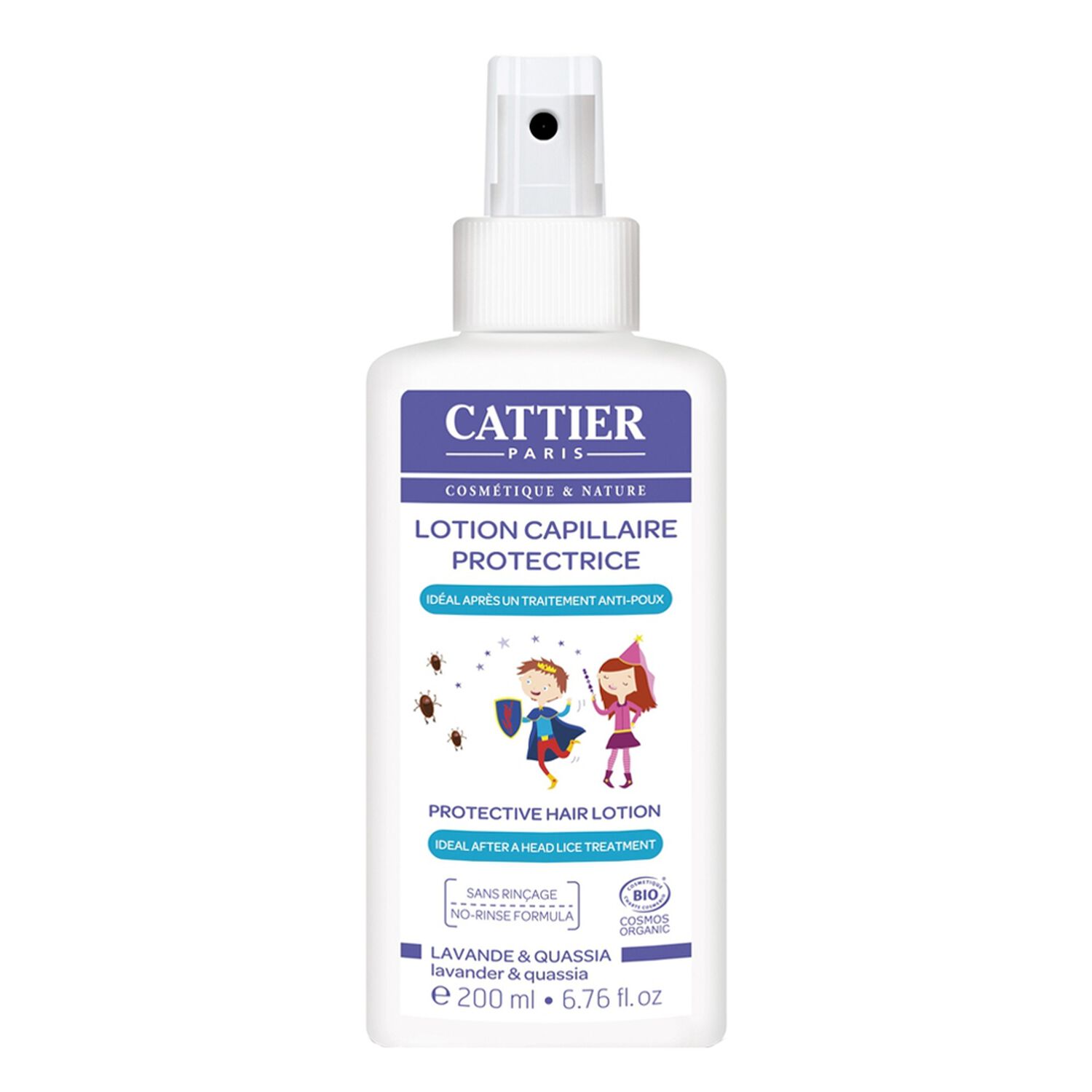 Cattier Lotion Apaisante Enfant Idéal Après Traitement Anti-Poux 200 ml