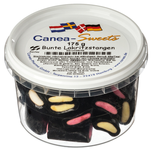 BUNTE LAKRITZSTANGEN  175 g