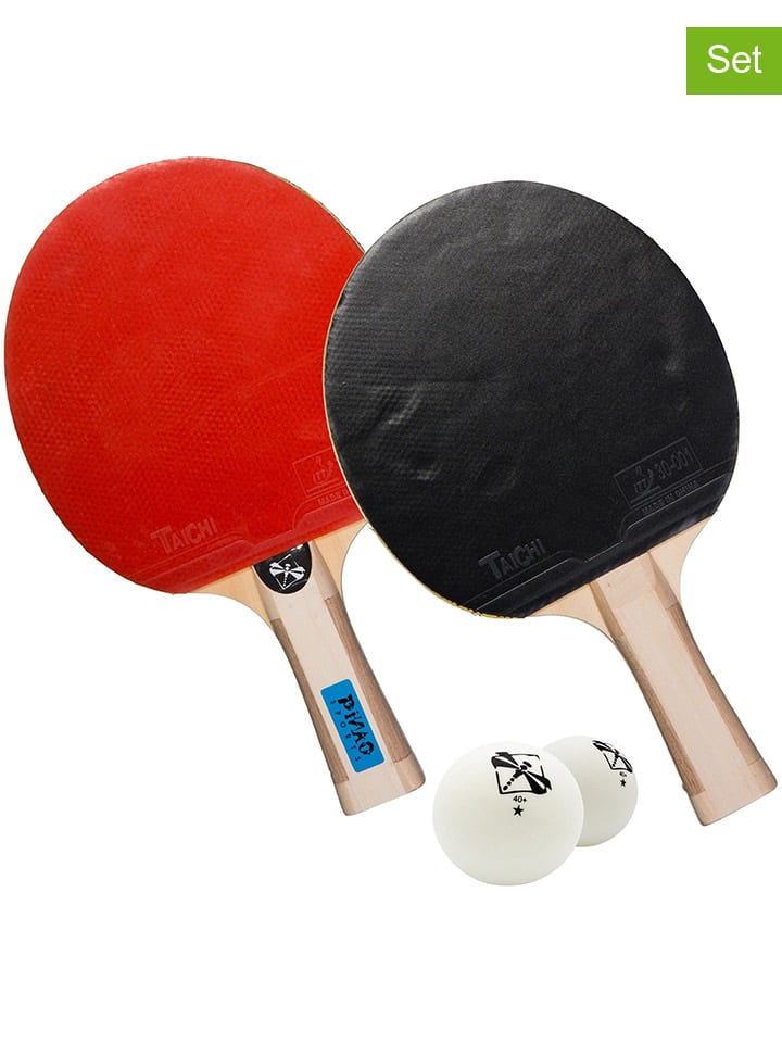 PINAO 5tlg. Tischtennis-Set in Schwarz/ Rot- ab 4 Jahren günstig kaufen onesize