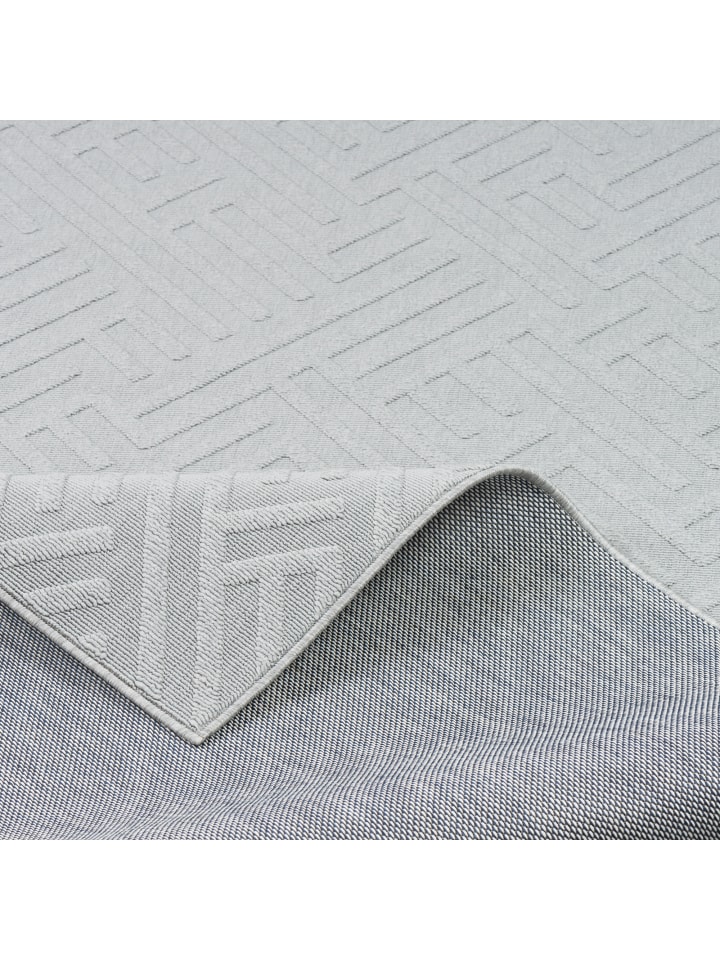 Pergamon In- und Outdoor Teppich Santorin Trend in Grijs günstig kaufen 80 x 150cm