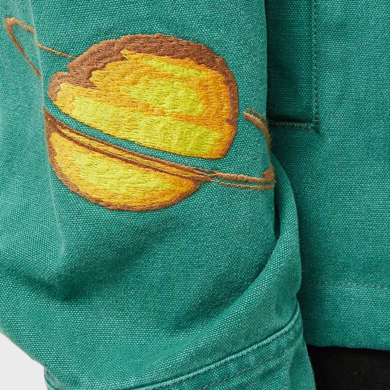 Pleasures Sonic Youth Work Jacket grün