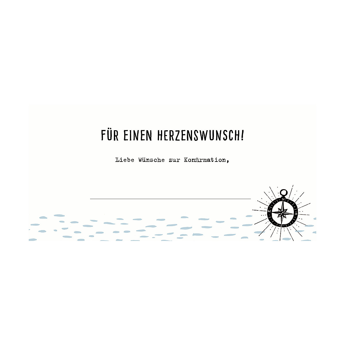 Gutscheinkuvert/Geldumschlag Zu deiner Konfirmation