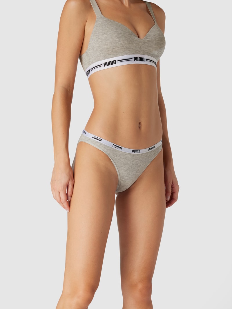 Slip im 2er-Pack in mittelgrau