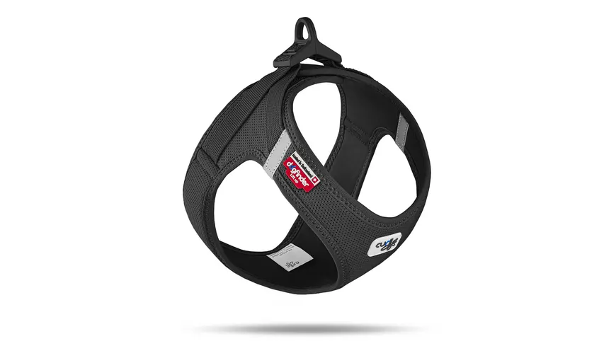 Curli Clasp Vest Geschirr Air-Mesh schwarz 2XS