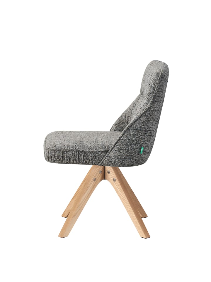 DUBI Möbel 2er-Set: Drehstuhl TALINA in Dunkelgrau - (B)49 x (H)84 x  (T)62 cm günstig kaufen onesize