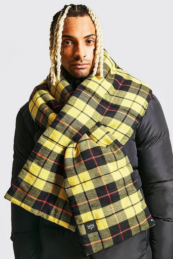 Karierter Nylon-Schal