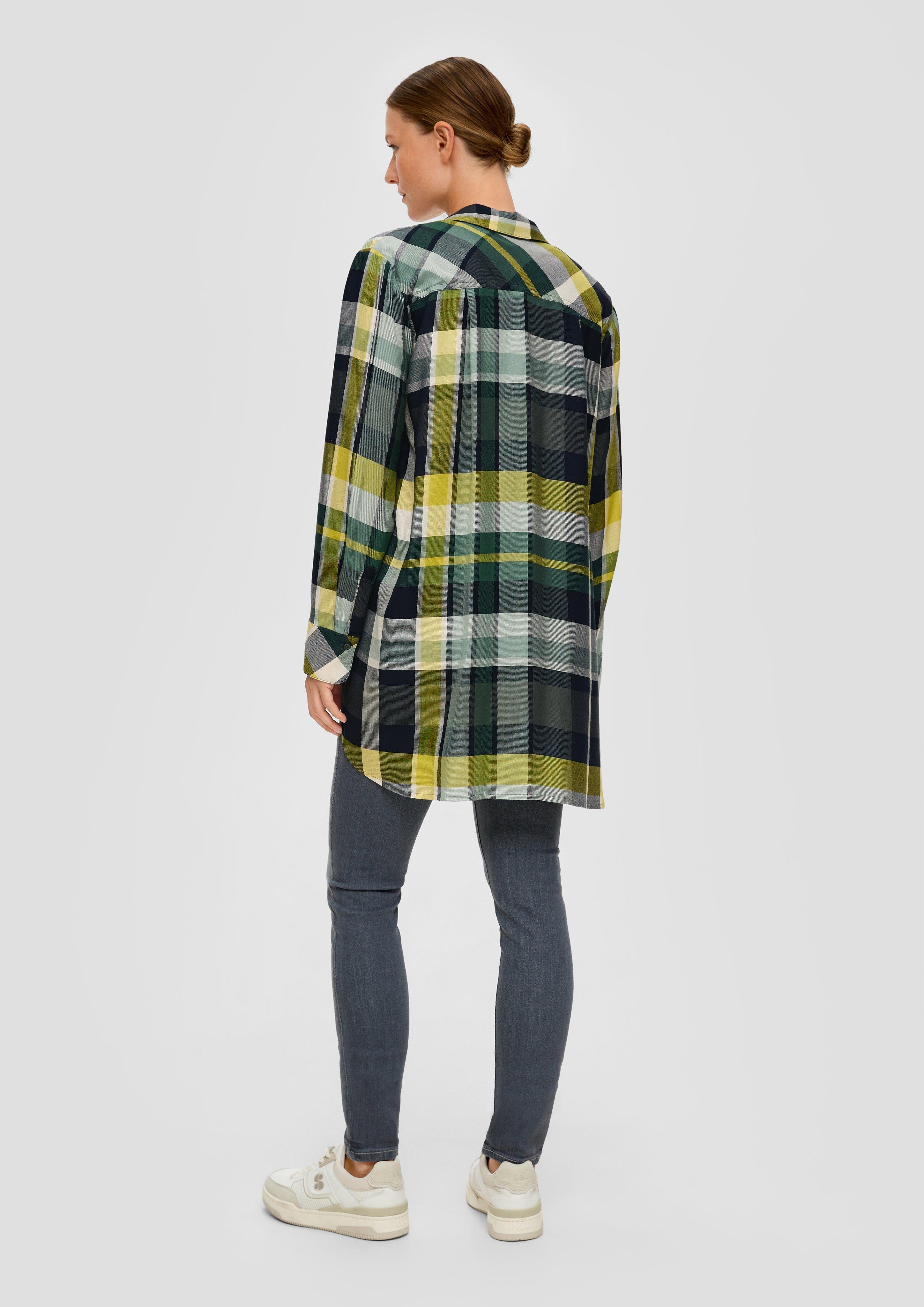 Longbluse aus Viskosemix  2138556-67N8