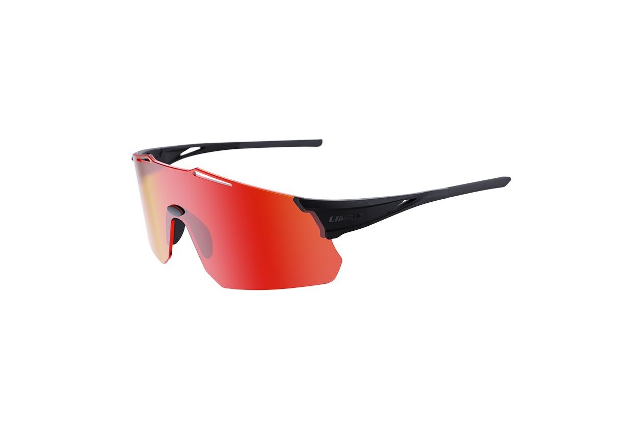 Limar Theros Matt Black - Red Mirror Lens