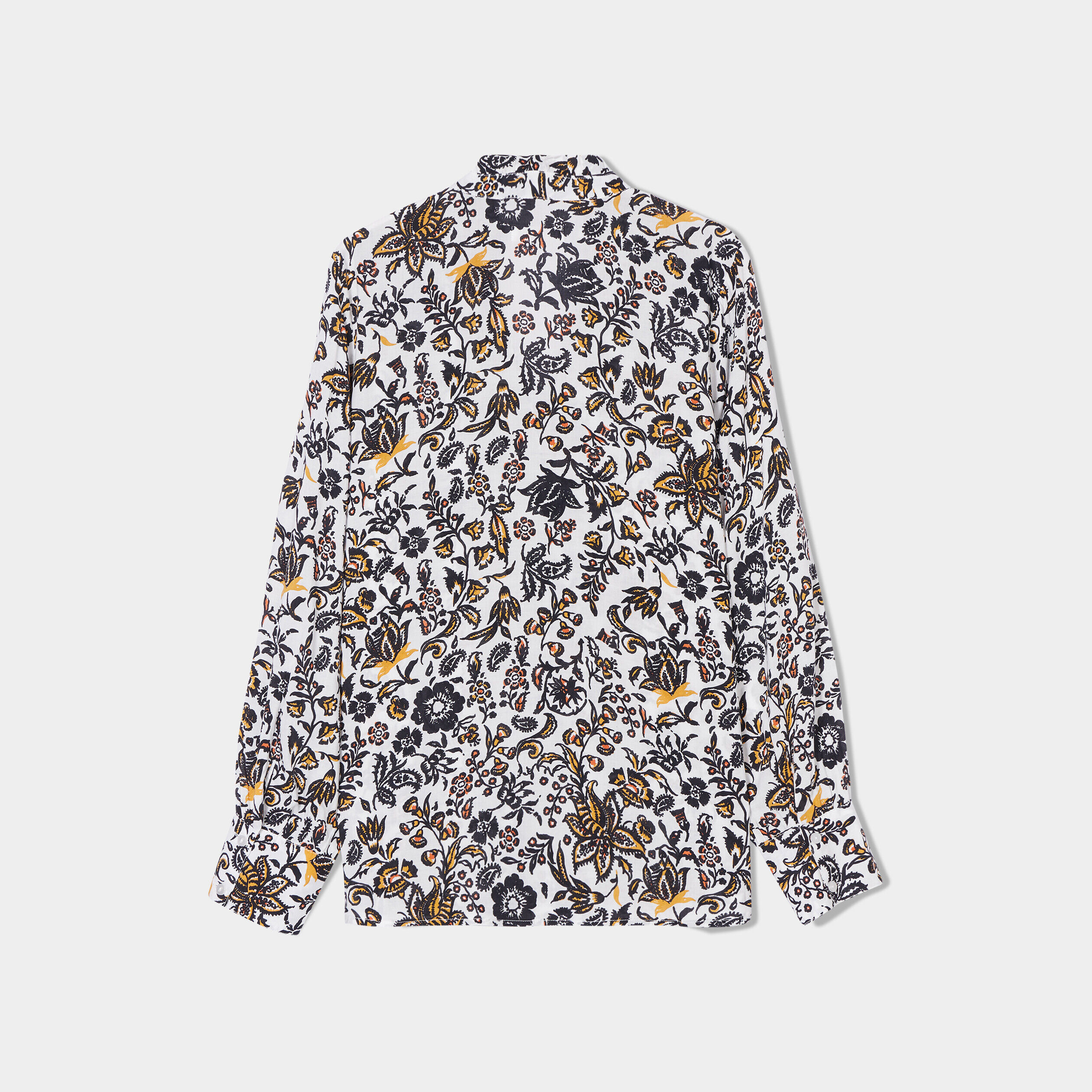 Chemise manches longues ecru femme | Cache Cache