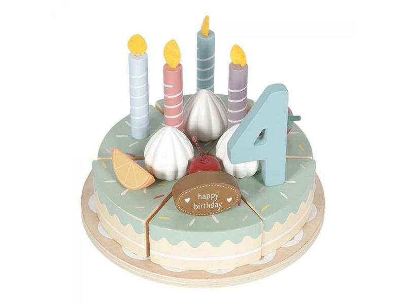 Gâteau d'anniversaire en bois XL