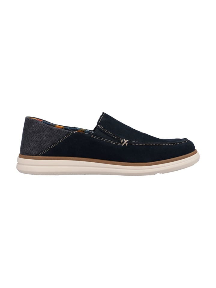 rieker Sportliche Slipper in Blau günstig kaufen