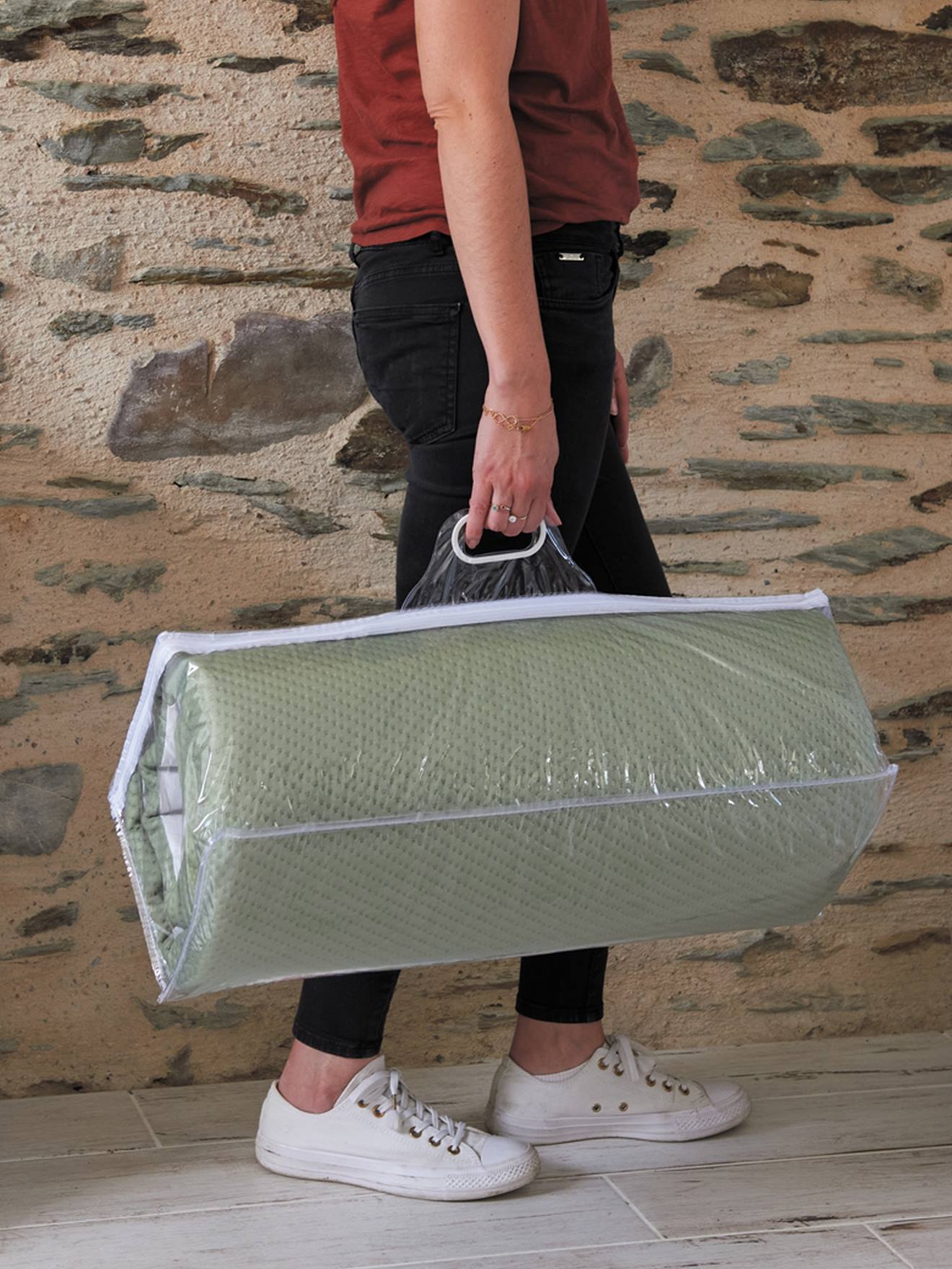 Matelas voyage CANDIDE vert olive