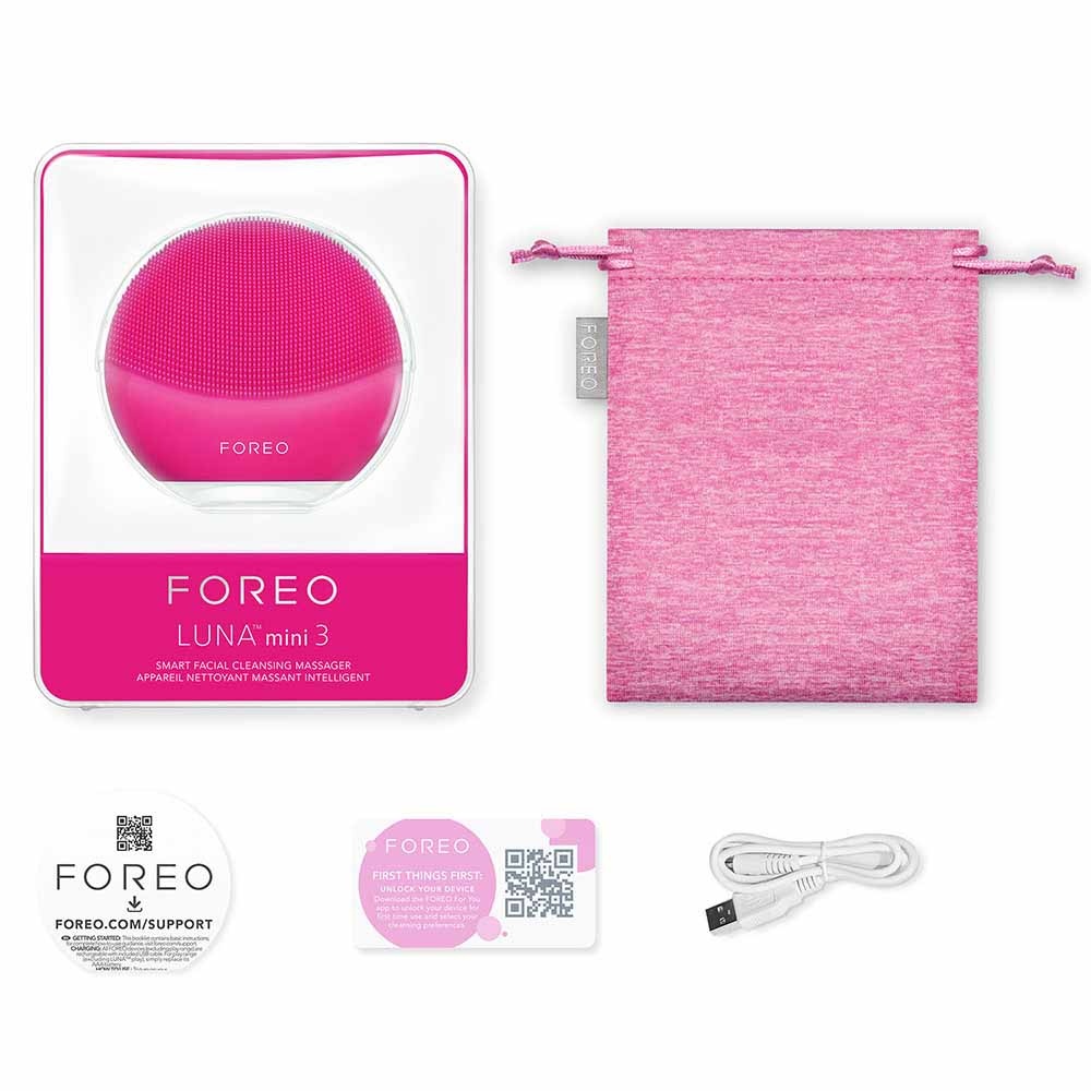 foreo LUNA Mini 3 Fuchsia Brosse nettoyante pour le visage