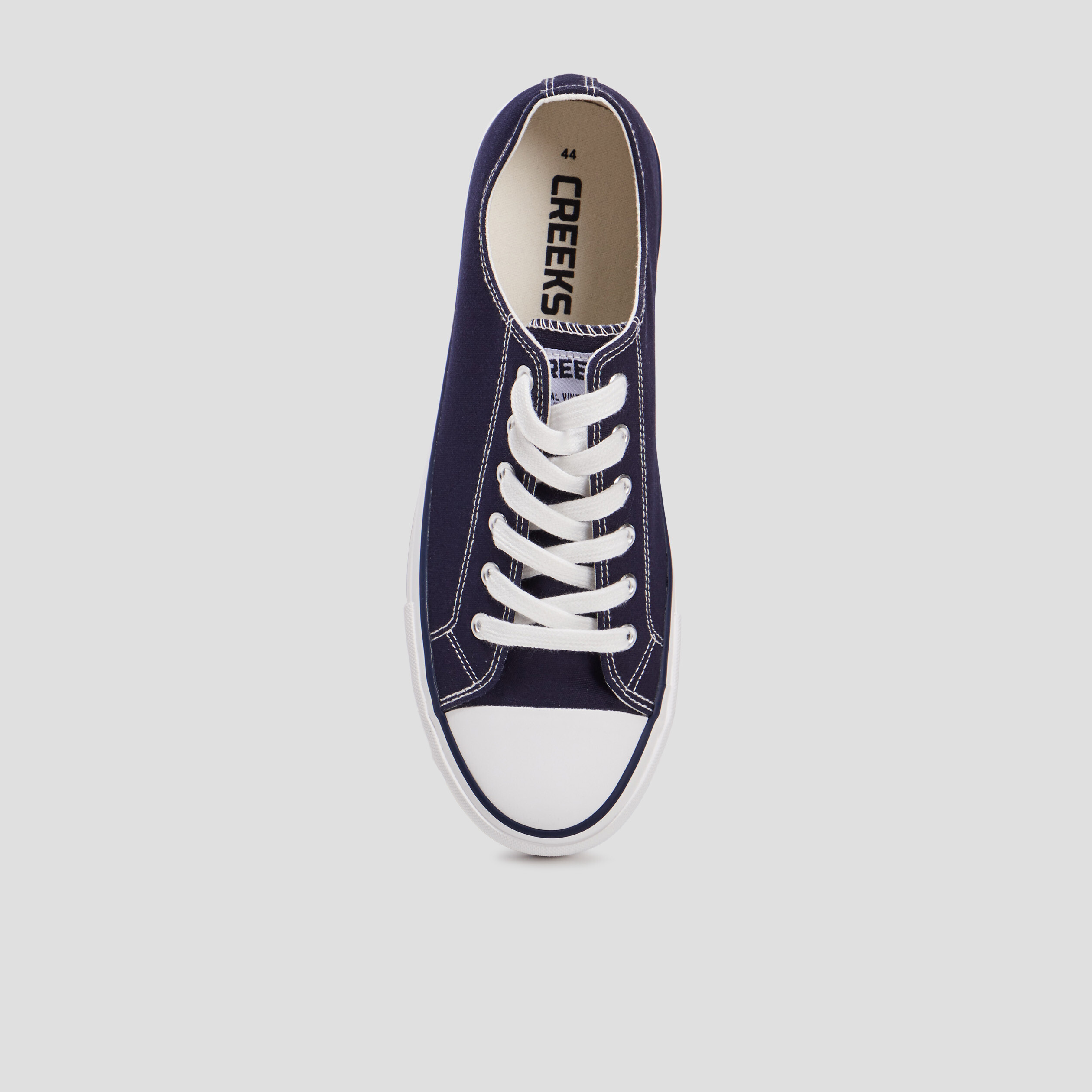 Tennis en toile à lacets Creeks bleu marine homme | La Halle